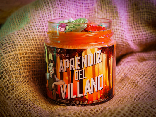 Vela “Aprendiz del Villano" x @en_ana_29 - Monsters Candles ® - Velas Literarias