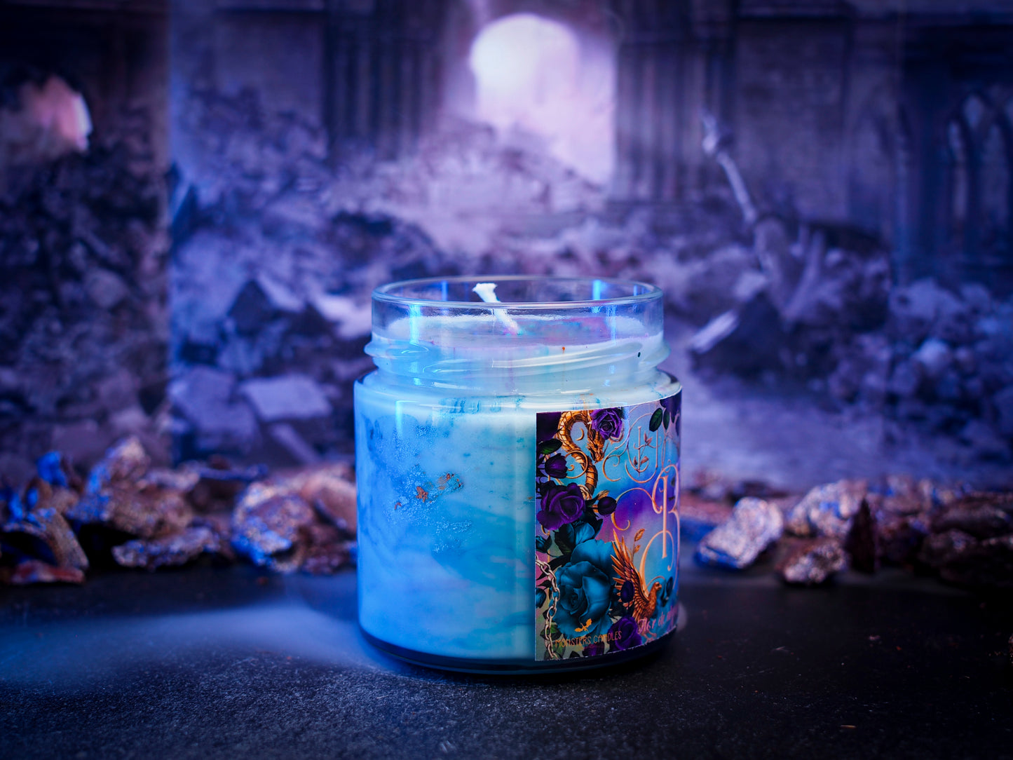 Vela “Briony Rosewood" Rose in Chains - Monsters Candles ® - Velas Literarias