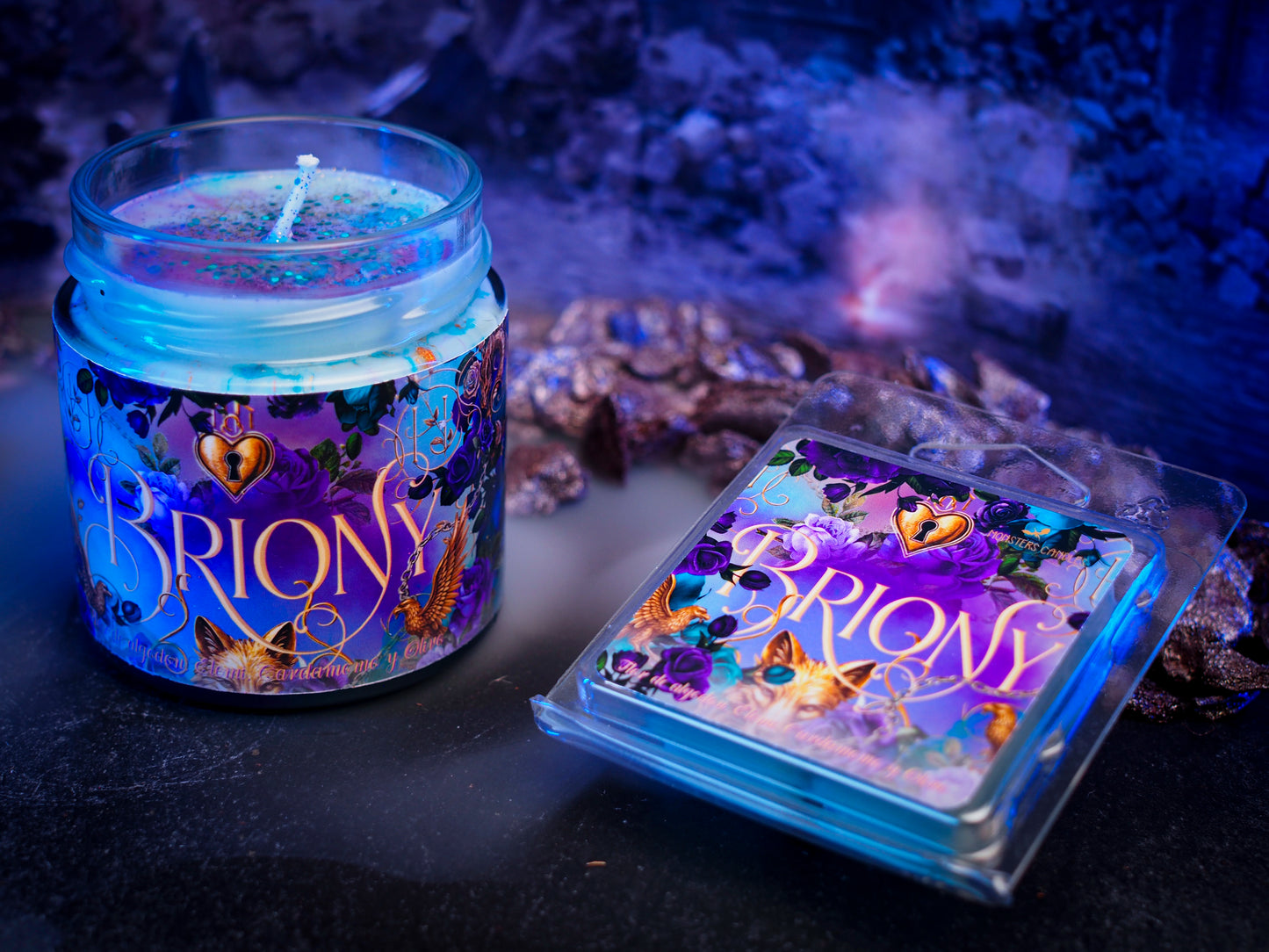 Vela “Briony Rosewood" Rose in Chains - Monsters Candles ® - Velas Literarias
