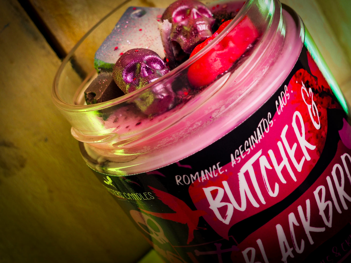 Vela “Butcher and Blackbird" Brynne Weaver - Monsters Candles ® - Velas Literarias