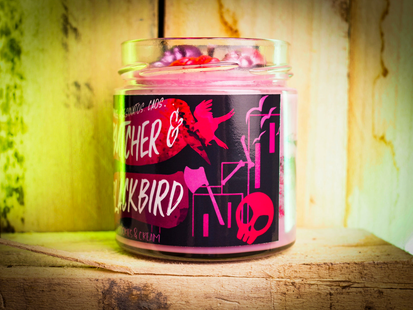Vela “Butcher and Blackbird" Brynne Weaver - Monsters Candles ® - Velas Literarias