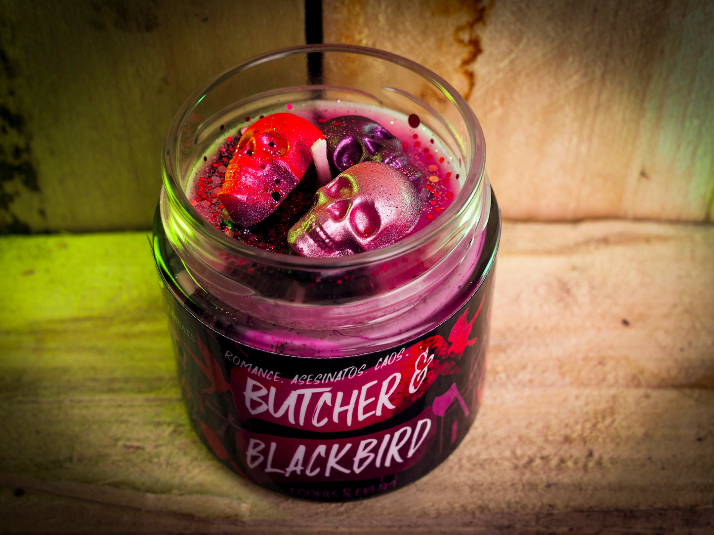 Vela “Butcher and Blackbird" Brynne Weaver - Monsters Candles ® - Velas Literarias