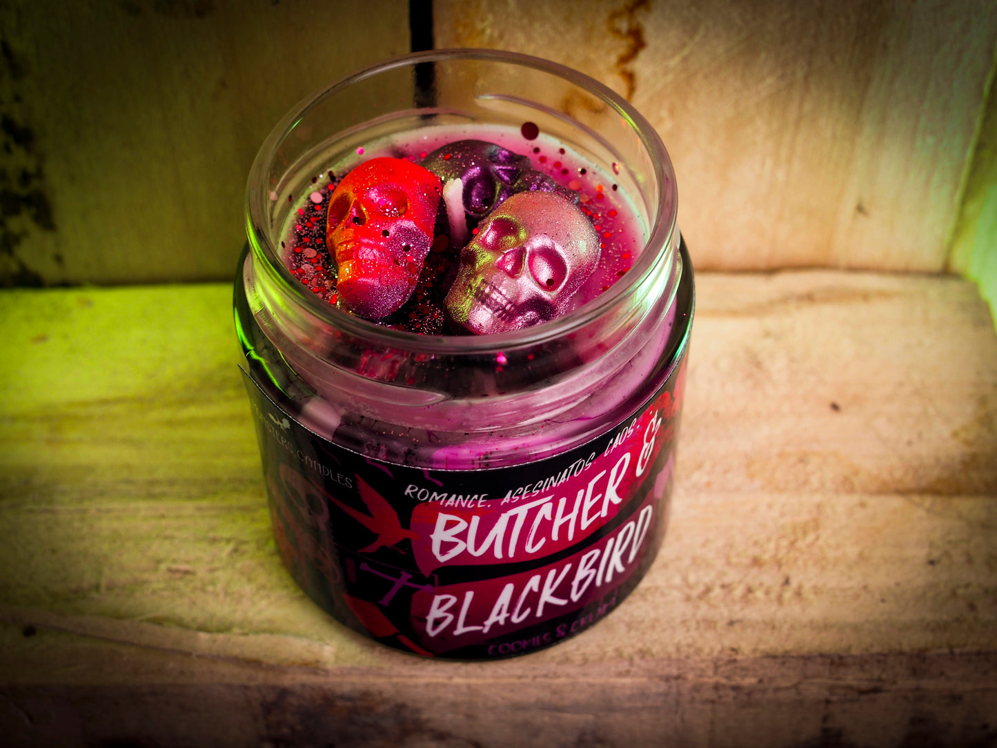 Vela “Butcher and Blackbird" Brynne Weaver - Monsters Candles ® - Velas Literarias