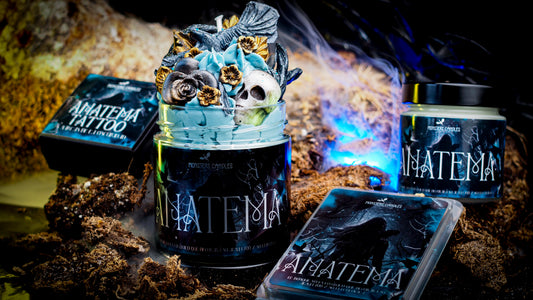 Caja Literaria "Anatema" Keri Lake - Monsters Candles ® - Velas Literarias