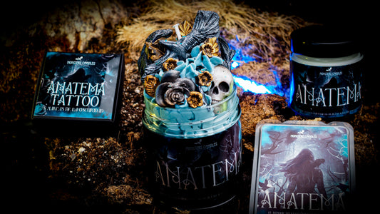 Caja Literaria "Anatema" Keri Lake - Monsters Candles ® - Velas Literarias