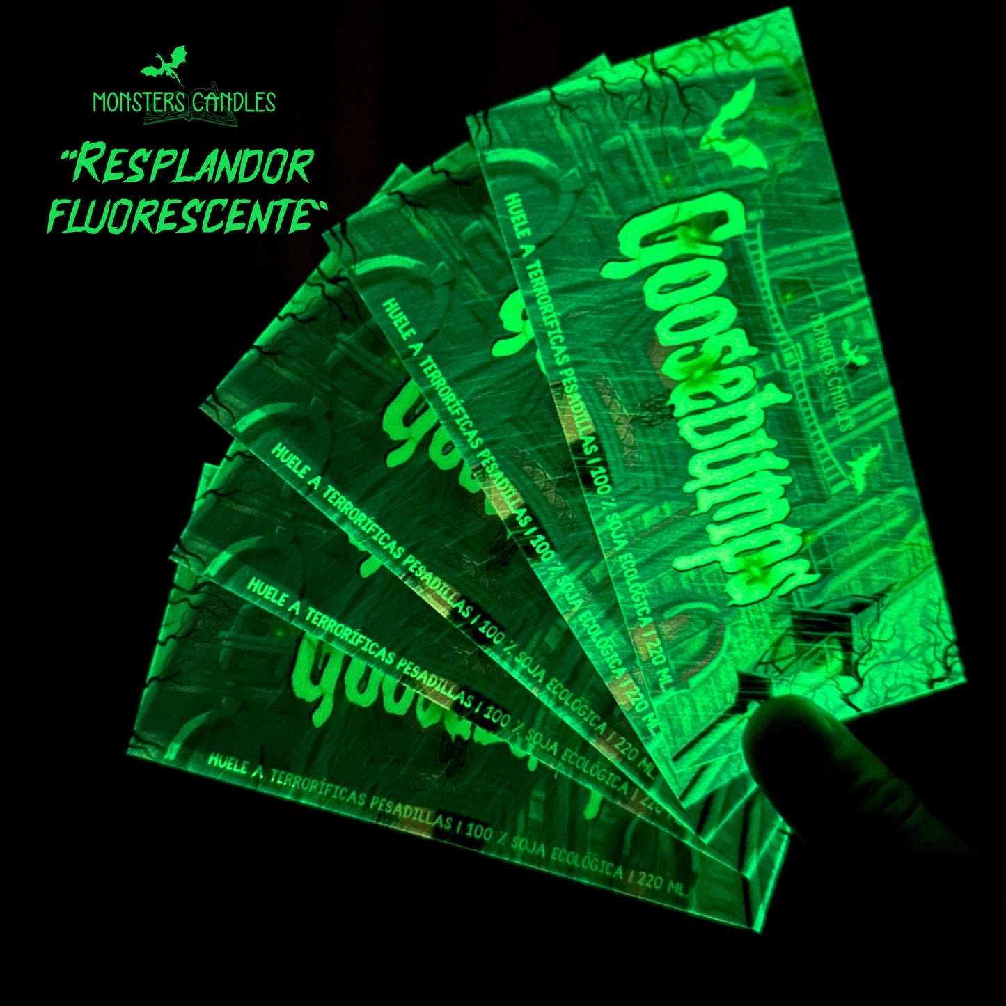 Vela “Goosebumps / Pesadillas” R. L. Stine - Monsters Candles ® - Velas Literarias