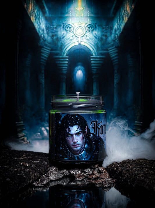 Vela "Kingfisher" Quicksilver | Monsters Candles ® - Velas Literarias