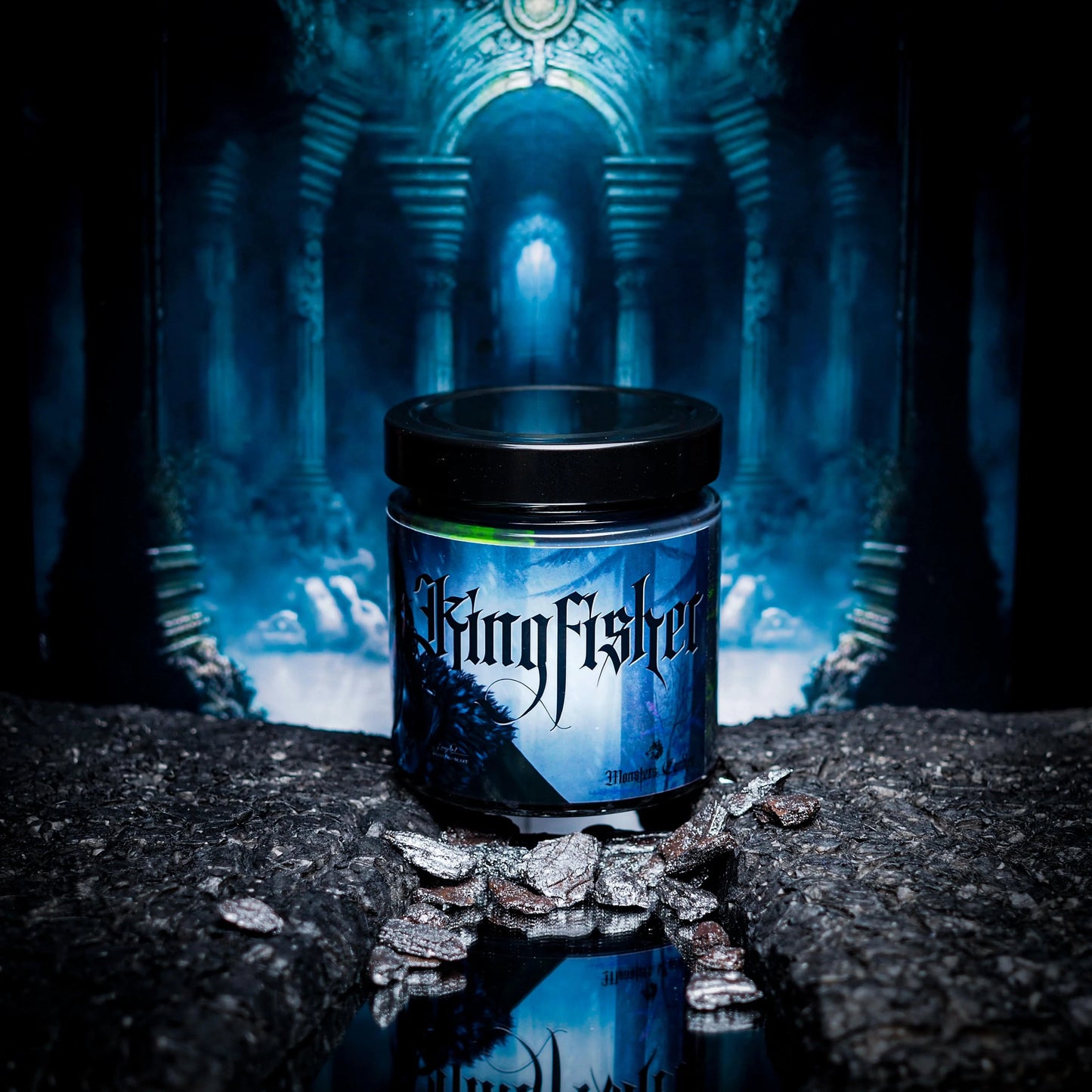 Vela "Kingfisher" Quicksilver | Monsters Candles ® - Velas Literarias