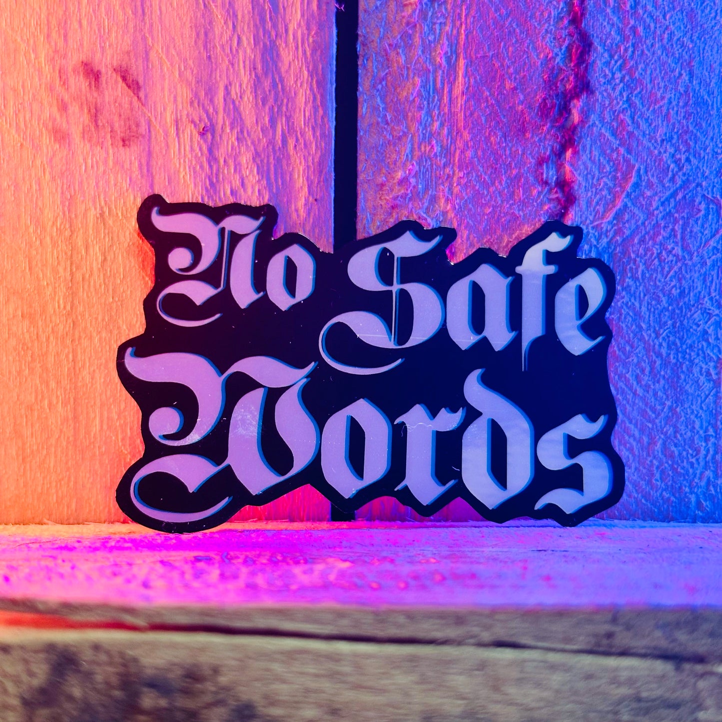 "No Safe Words" Navessa Allen Sticker | Monsters Candles ®