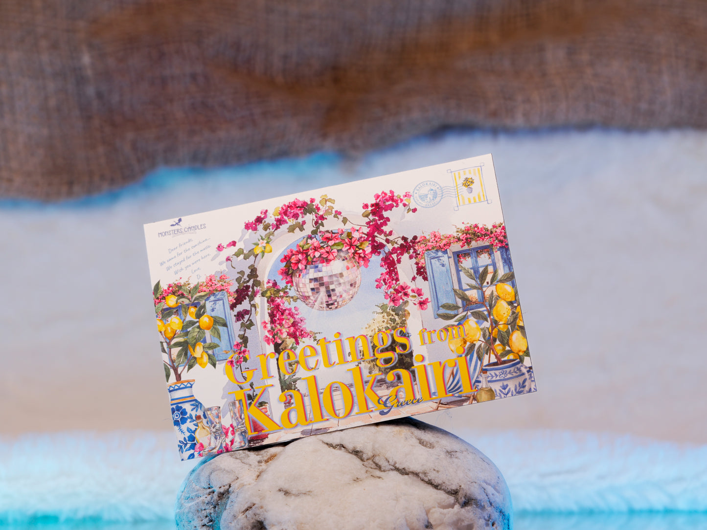 Imán coleccionable "Greetings from Kalokairi" Ed. Limitada