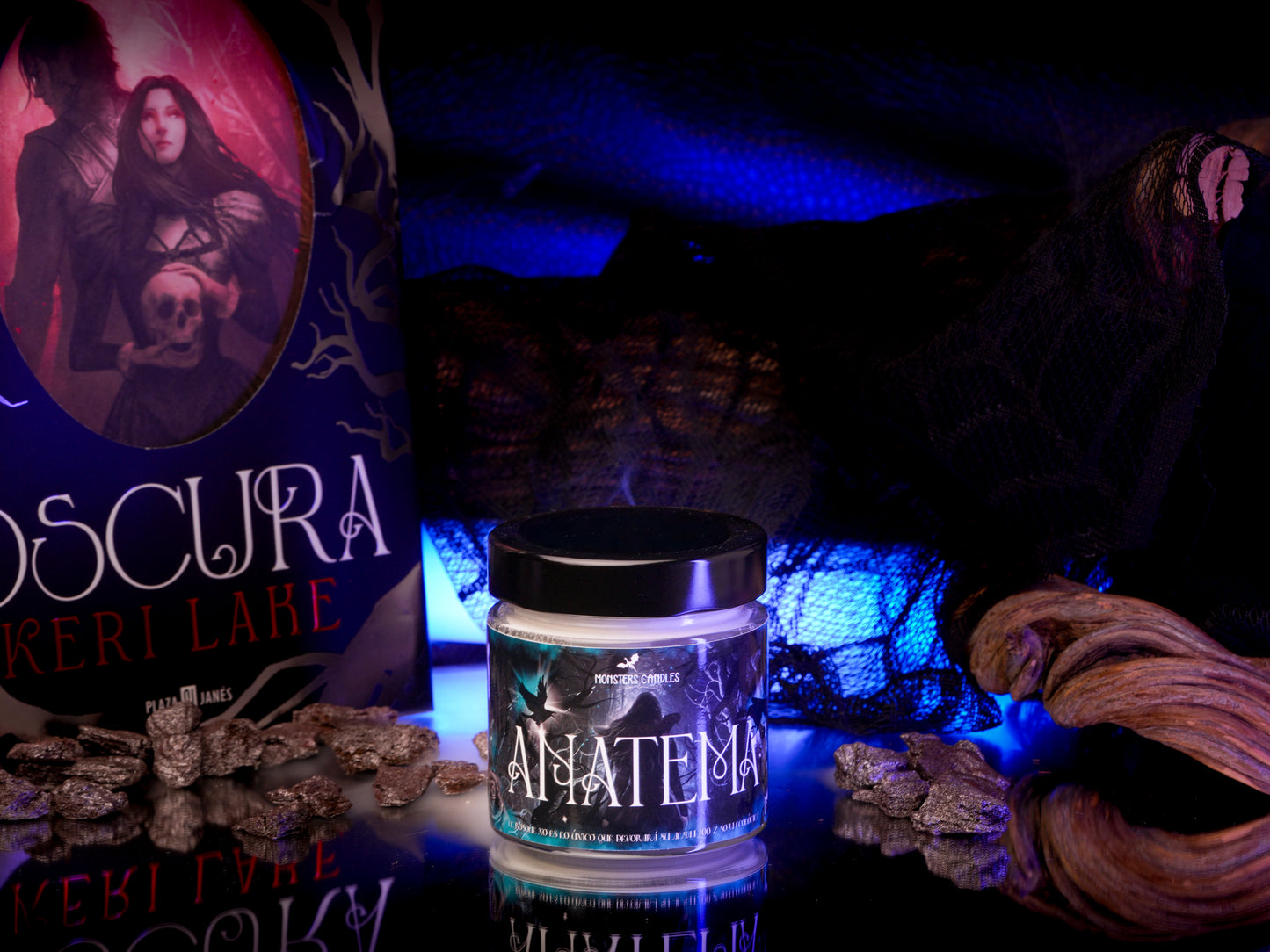 Vela Clásica “Anatema" Keri Lake - Monsters Candles ® - Velas Literarias