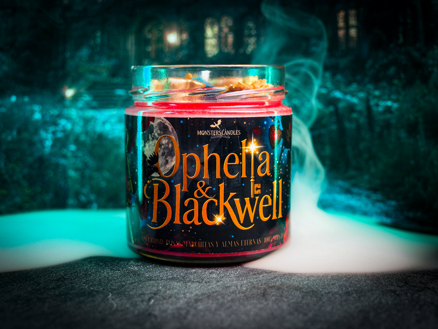 Vela "Ophelia y Blackwell" Phantasma | Monsters Candles ®