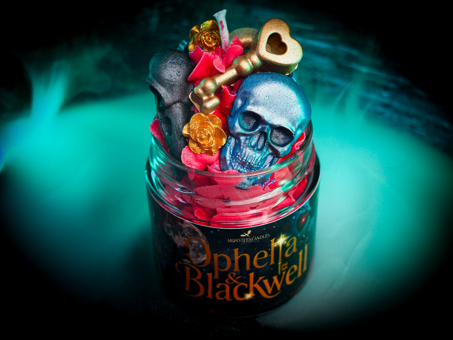 Vela "Ophelia y Blackwell" Phantasma - Ed. Exclusiva - Monsters Candles ® - Velas Literarias