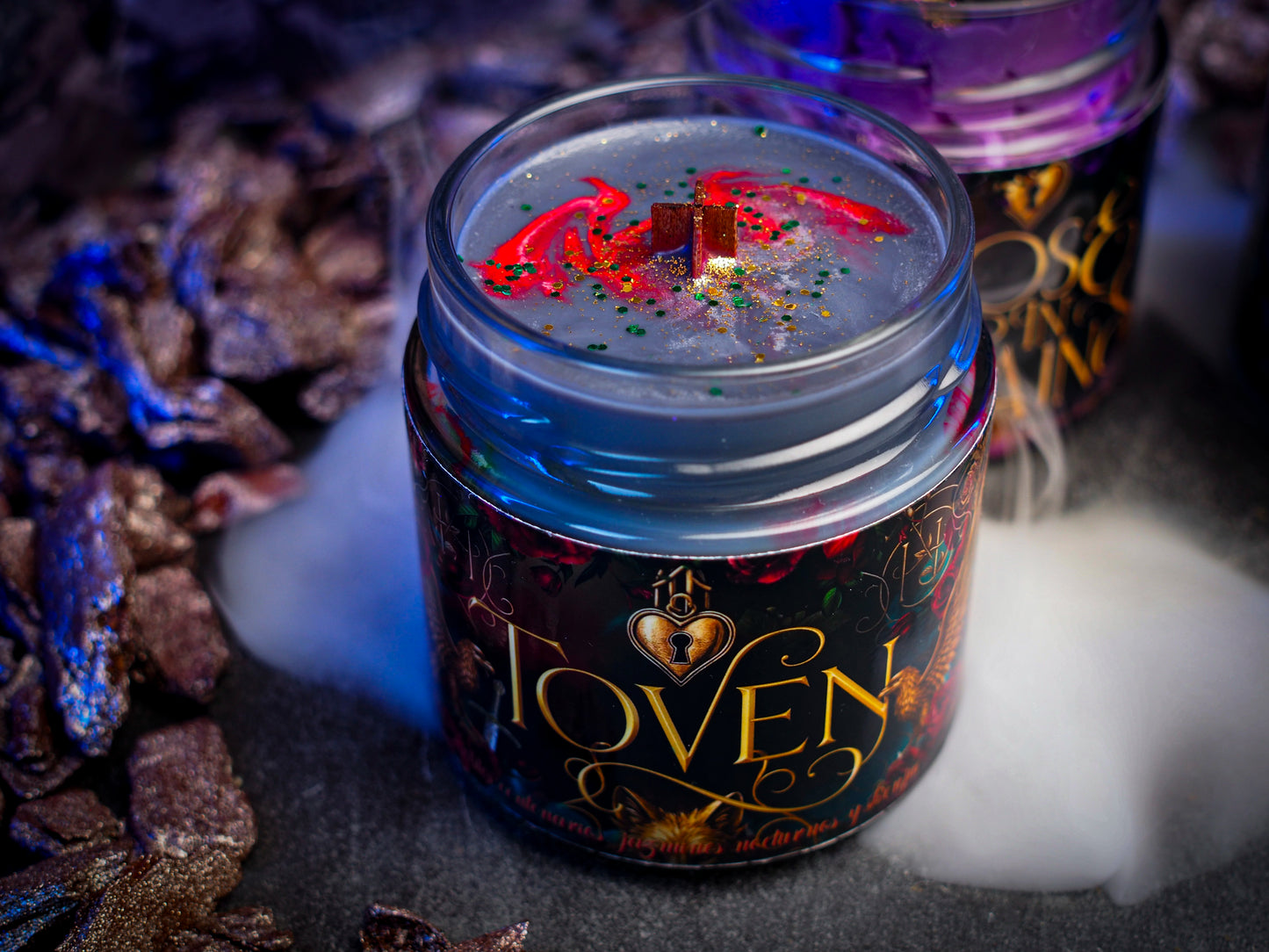 Caja Literaria "Rose in Chains" Julie Soto - Monsters Candles ® - Velas Literarias