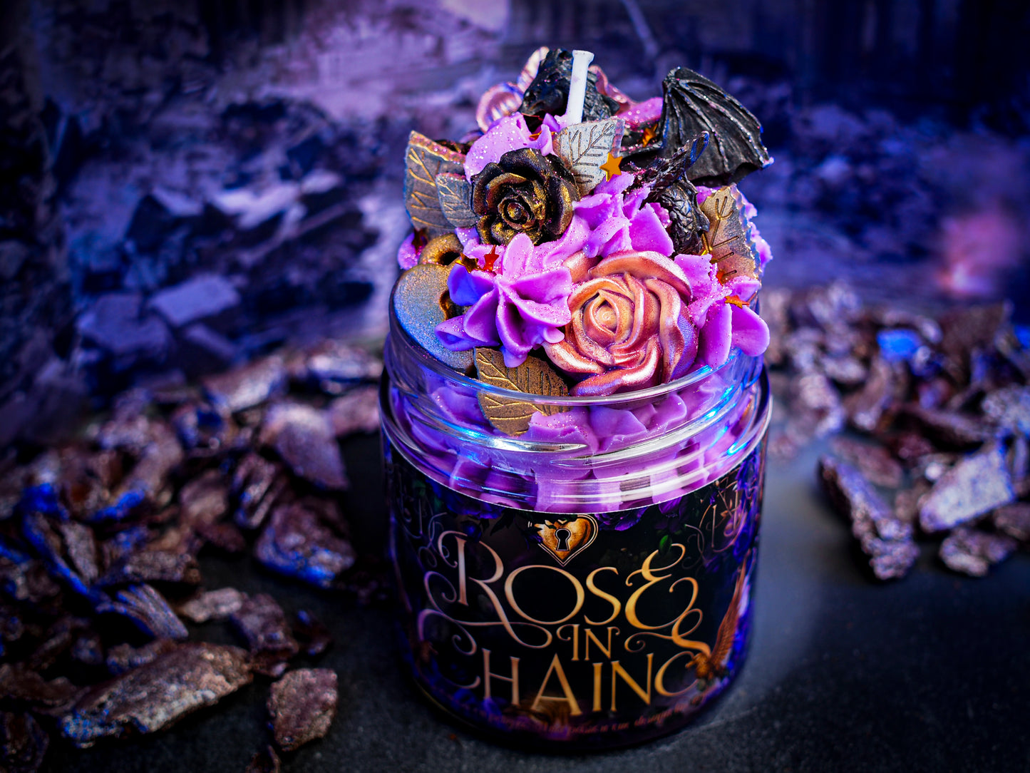 Vela "Rose in Chains" Ed. Exclusiva - Monsters Candles ® - Velas Literarias