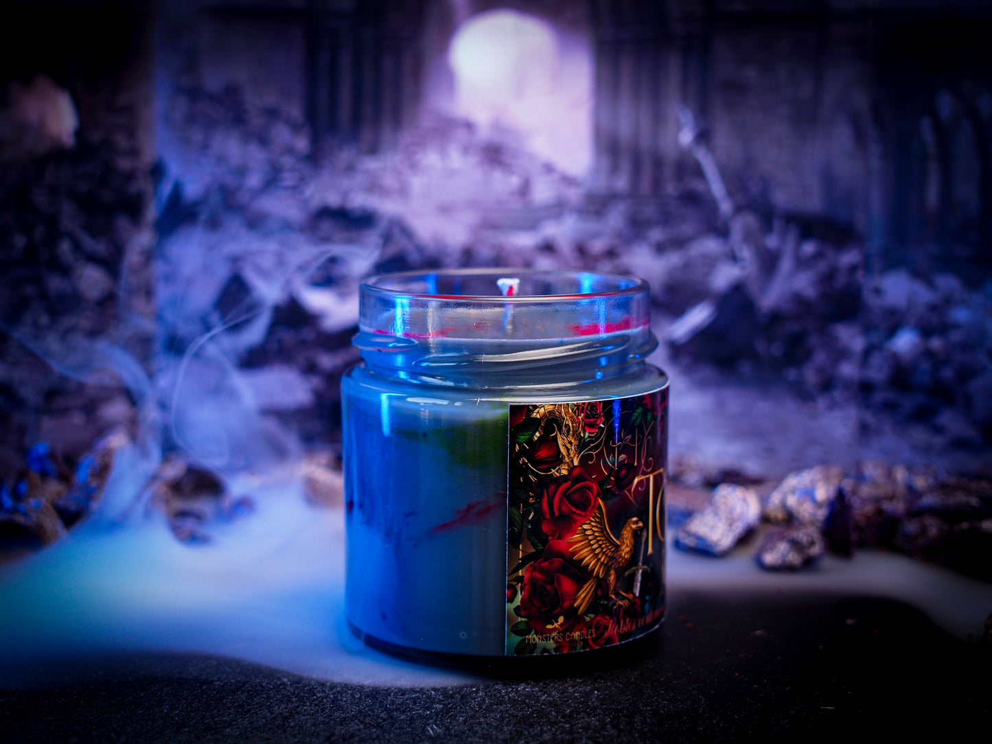 Vela “Toven Hearst" Rose in Chains - Monsters Candles ® - Velas Literarias