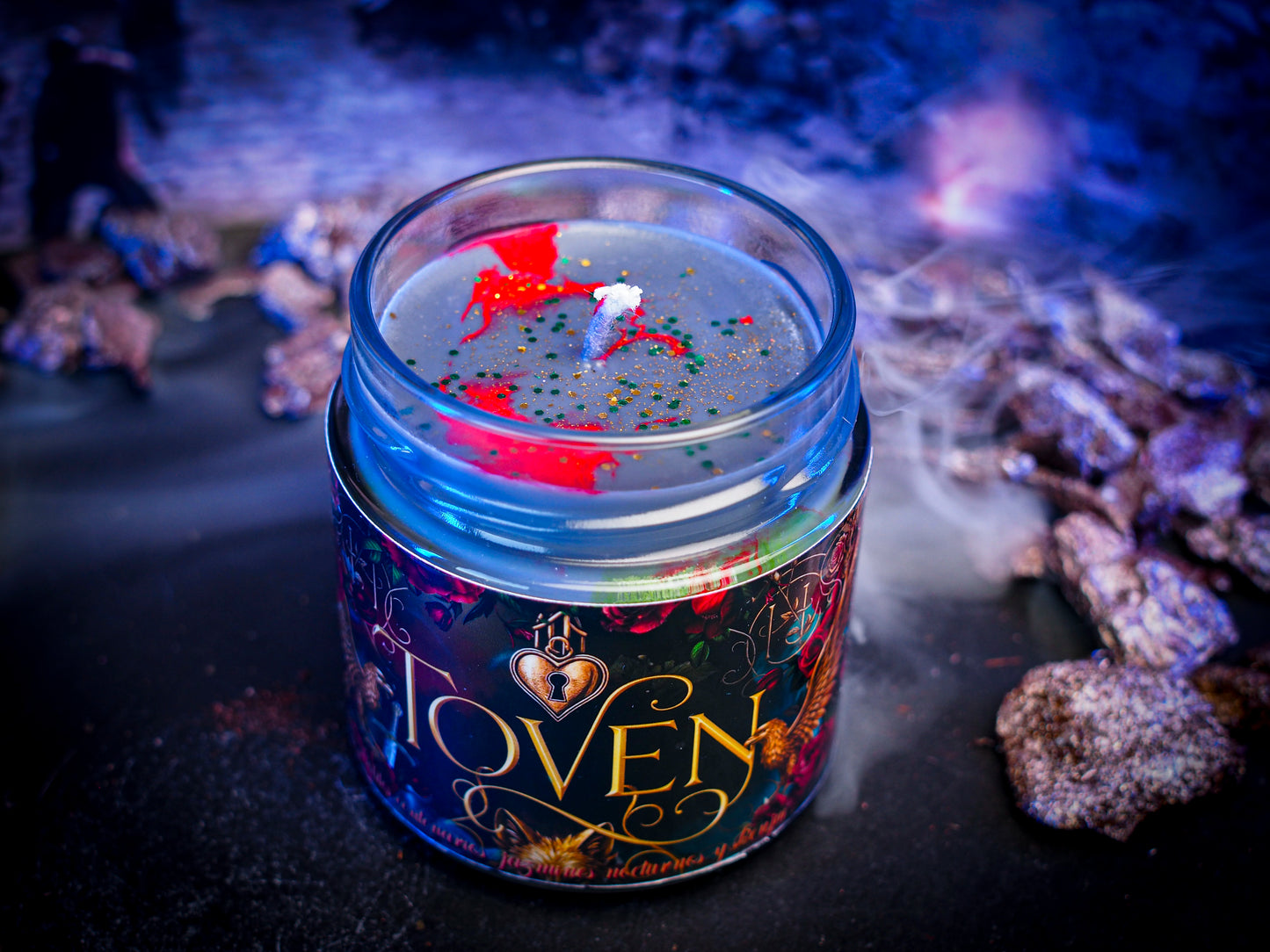 Vela “Toven Hearst" Rose in Chains - Monsters Candles ® - Velas Literarias