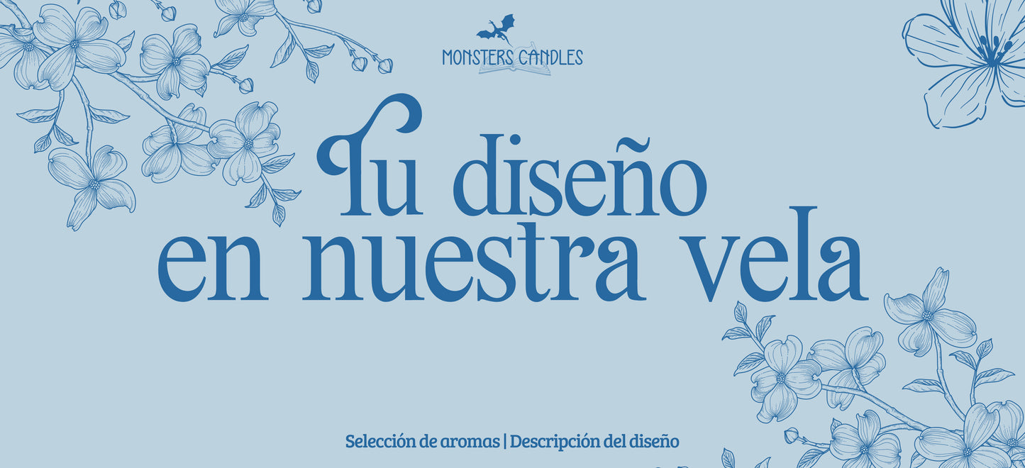 Tu Diseño, Nuestra Vela - Monsters Candles ® - Velas Literarias