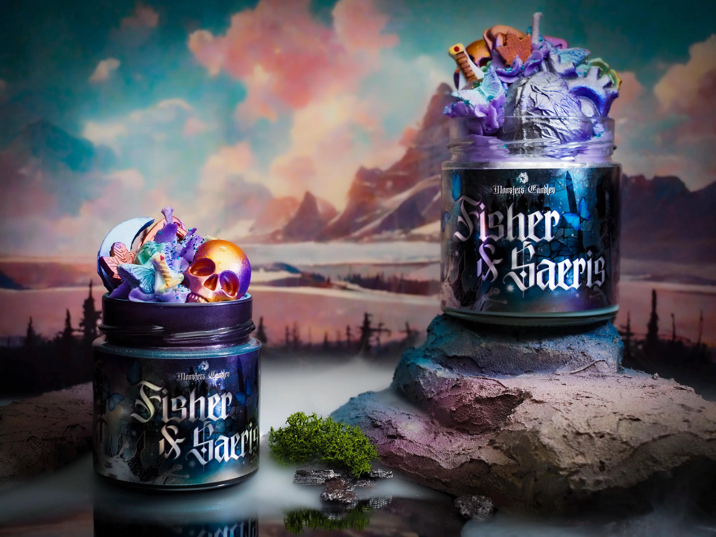 Vela "Fisher y Saeris" Quicksilver | Monsters Candles ®