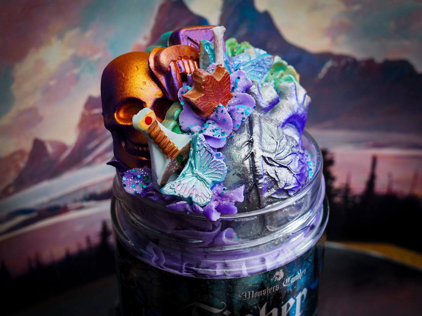 Vela "Fisher y Saeris" Quicksilver - Monsters Candles ® - Velas Literarias