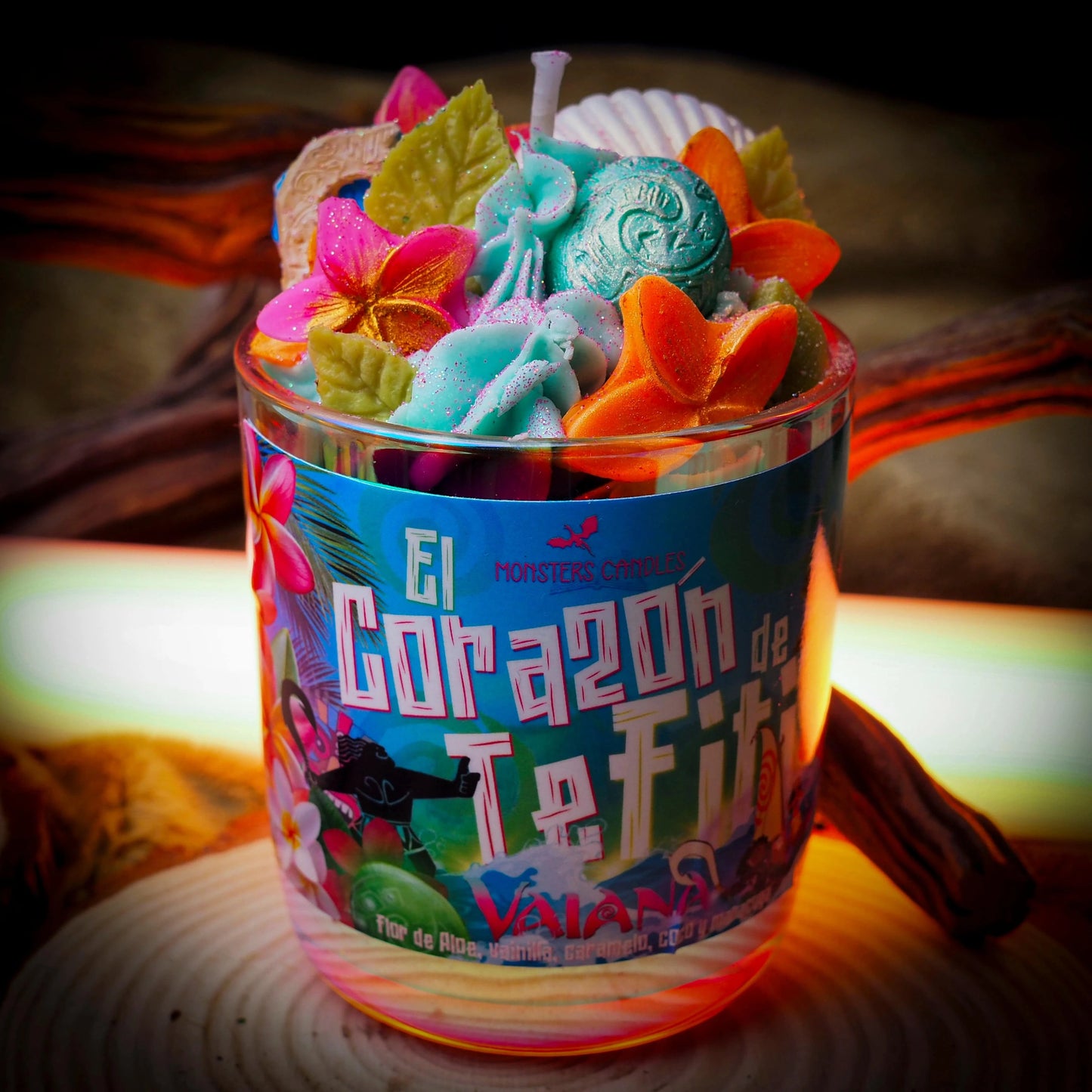 Vela "Vaiana" Ed. Limitada - VENTA FLASH | Monsters Candles ® - Velas Literarias