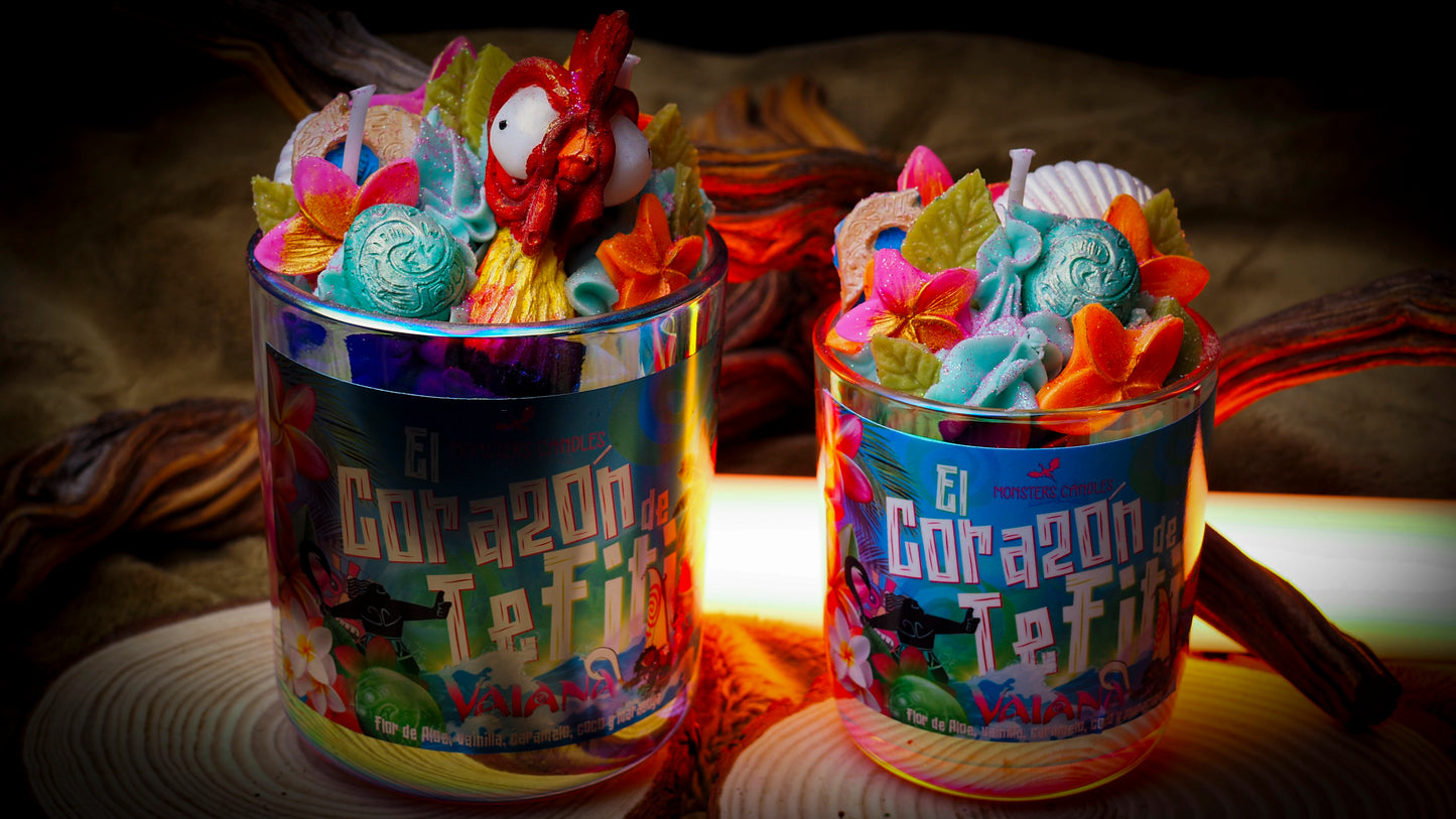 Vela "El corazón de TeFiti" - Monsters Candles ® - Velas Literarias
