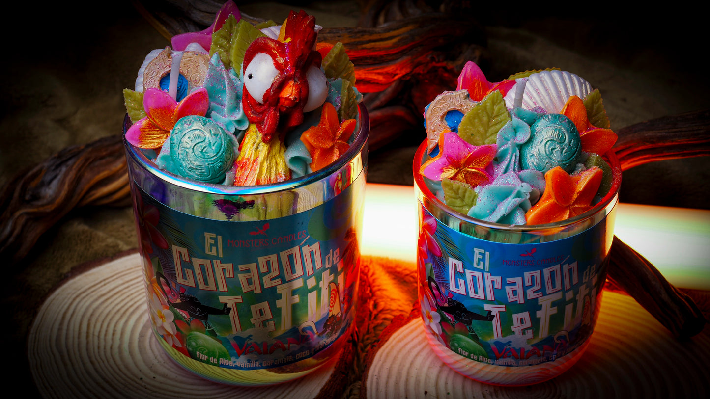Vela "El corazón de TeFiti" - Monsters Candles ® - Velas Literarias