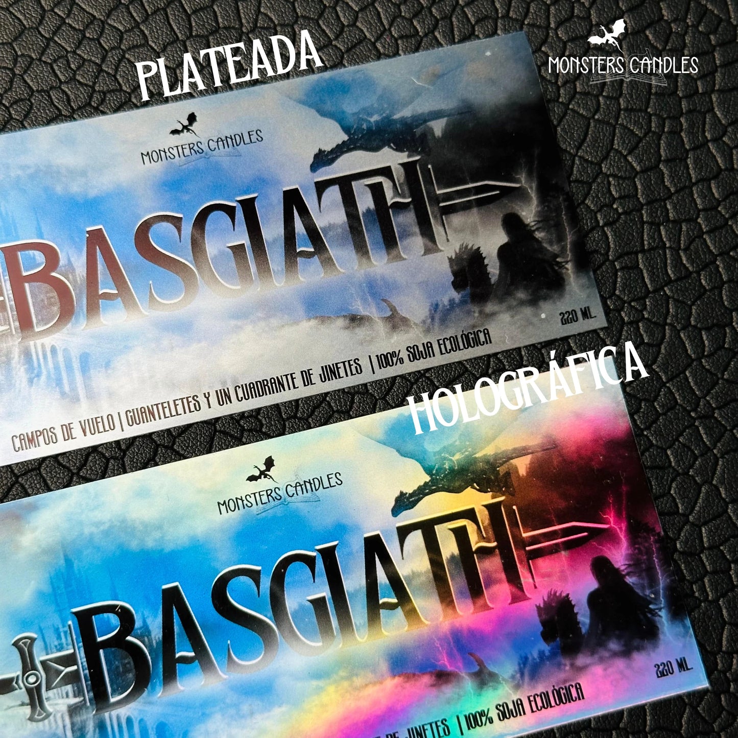 Vela "Basgiath" Saga Empíreo | Monsters Candles ® - Velas Literarias