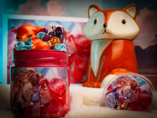 Caja Literaria “Broken Heart” x @crisolcrowling | Monsters Candles