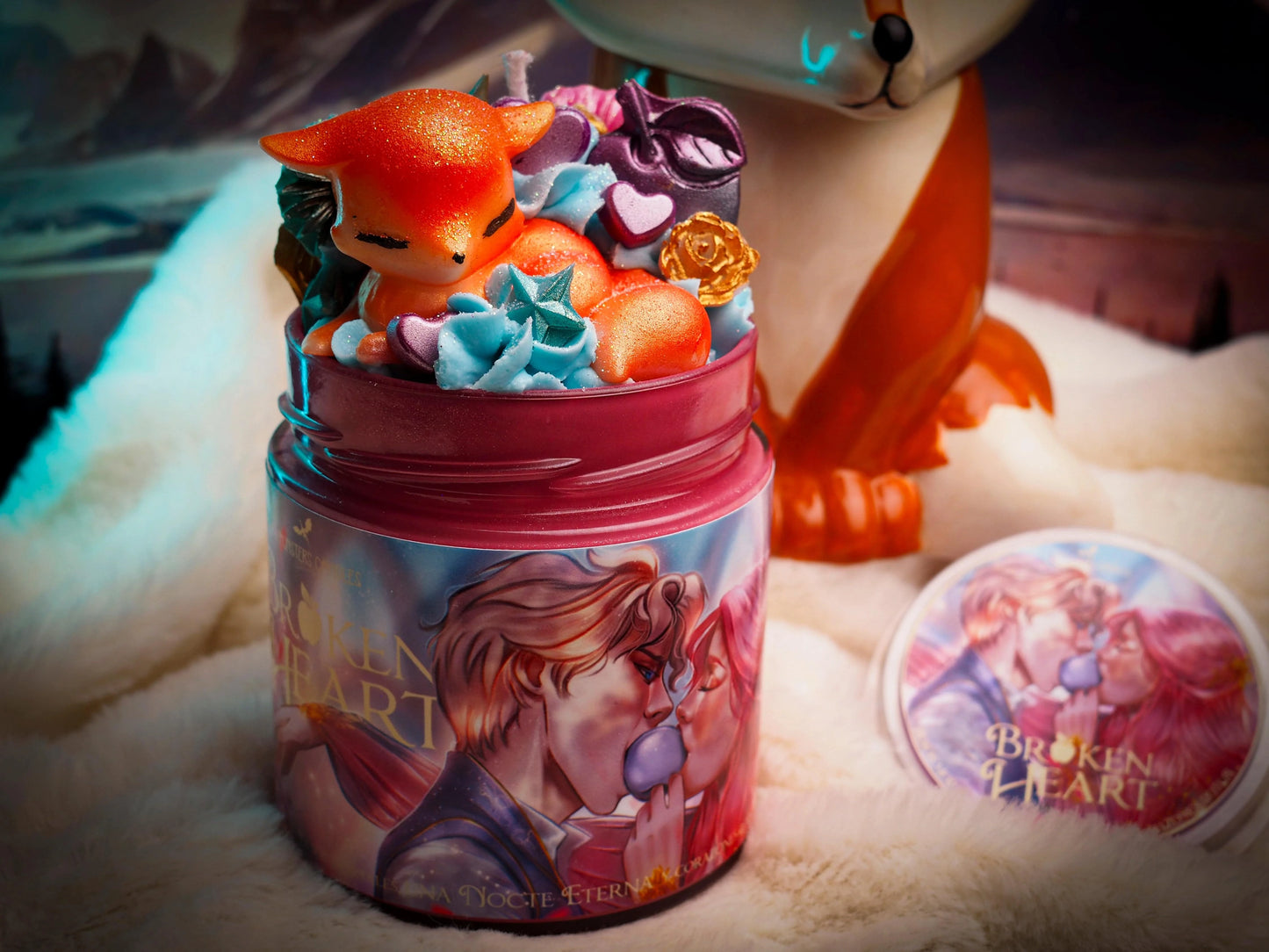 Caja Literaria “Broken Heart” x @crisolcrowling | Monsters Candles