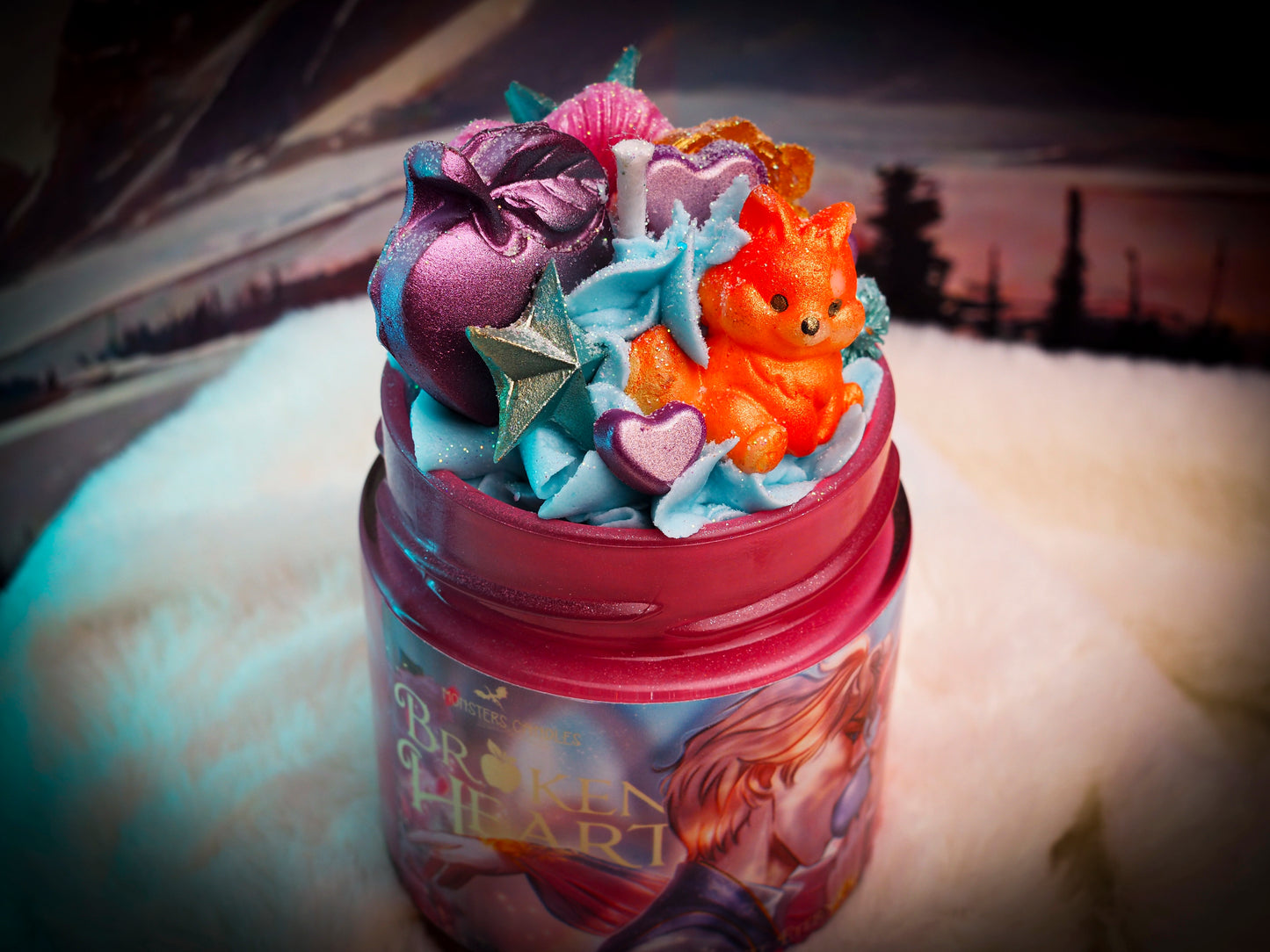 Vela "Broken Heart" Ed. Coleccionista x @crisolcrowling - Monsters Candles ® - Velas Literarias