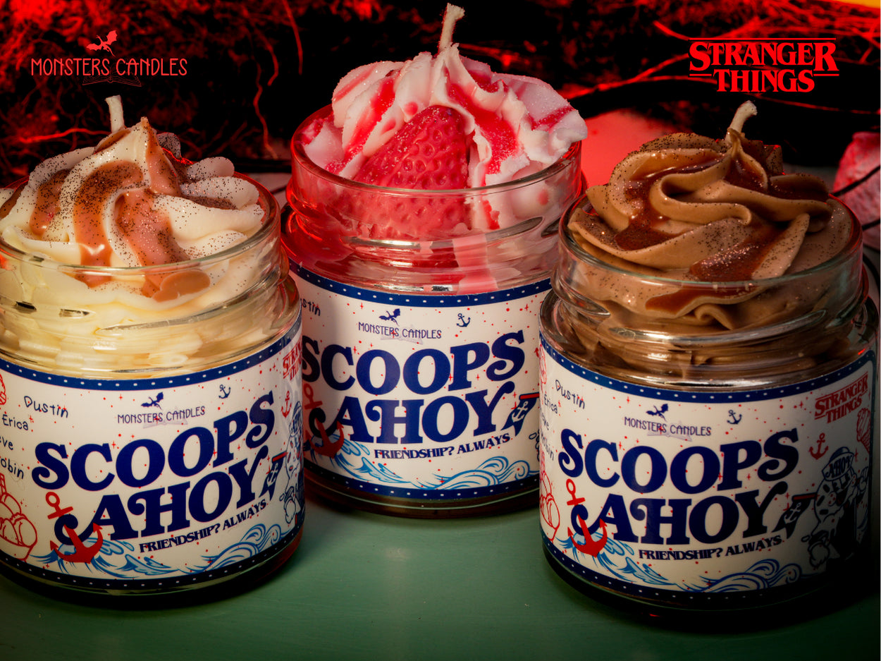 EN STOCK - Vela ICE CREAM "Scoops Ahoy!" Stranger Things CON FROSTING