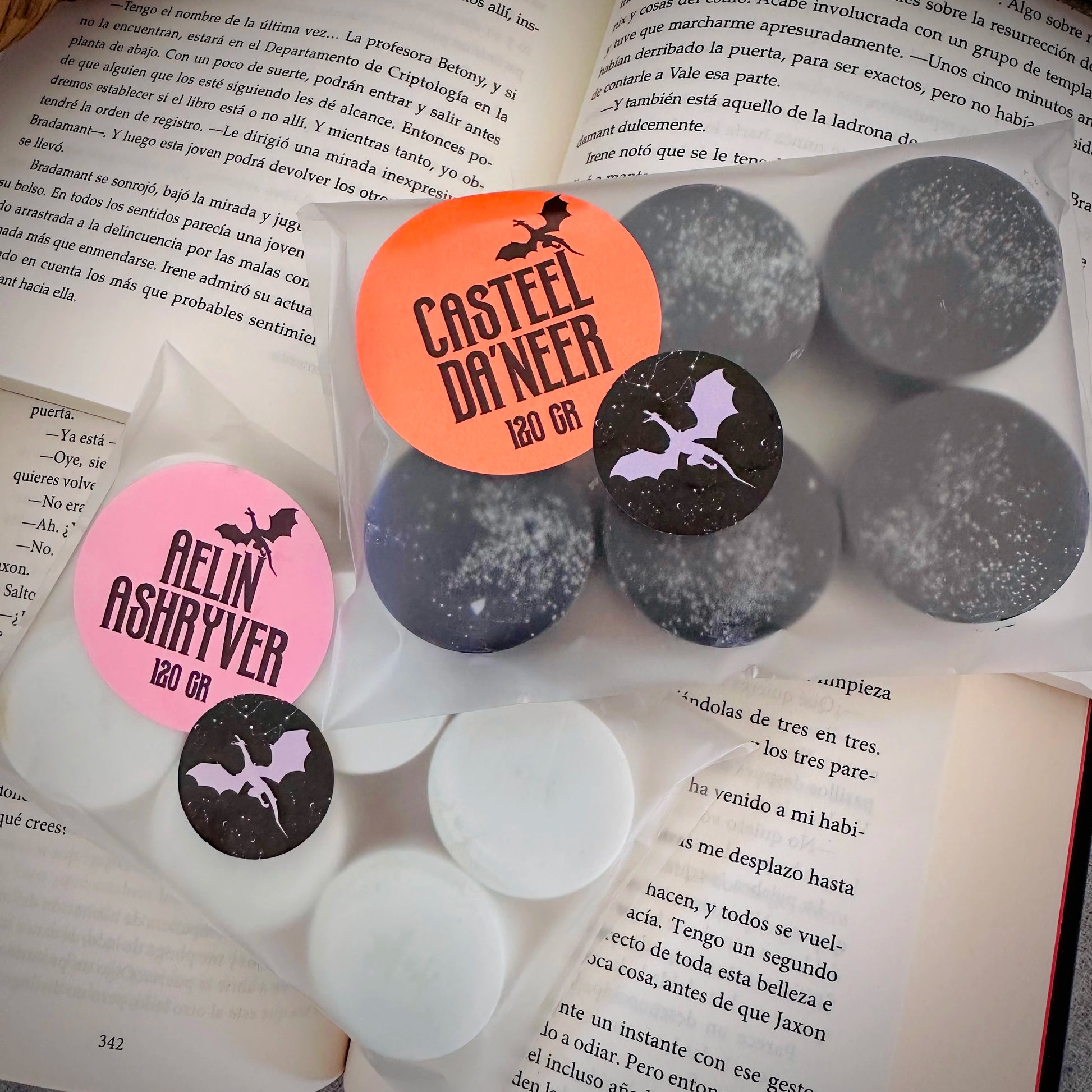 Bombones de melts "80 gr. / 120 gr. / 300 gr." - Monsters Candles ® - Velas Literarias artesanas de soja 100% ecológica