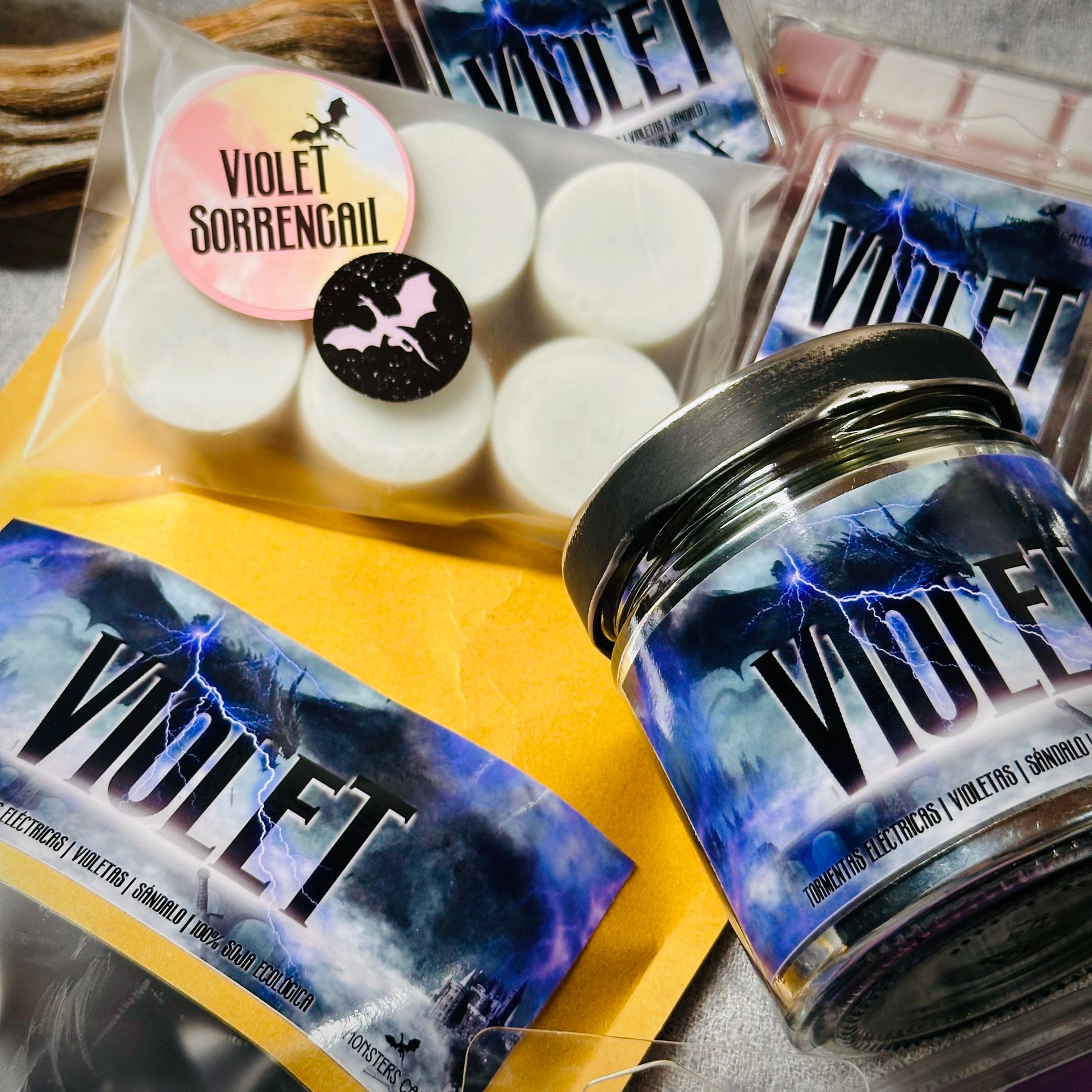 Bombones de melts "80 gr. / 120 gr. / 300 gr." - Monsters Candles ® - Velas Literarias artesanas de soja 100% ecológica