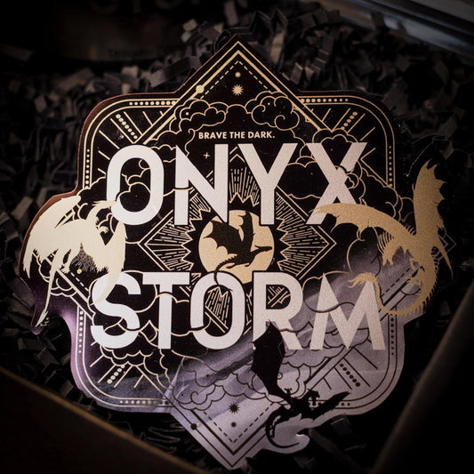 Alas de Ónix / Onyx Storm Sticker | Monsters Candles ®