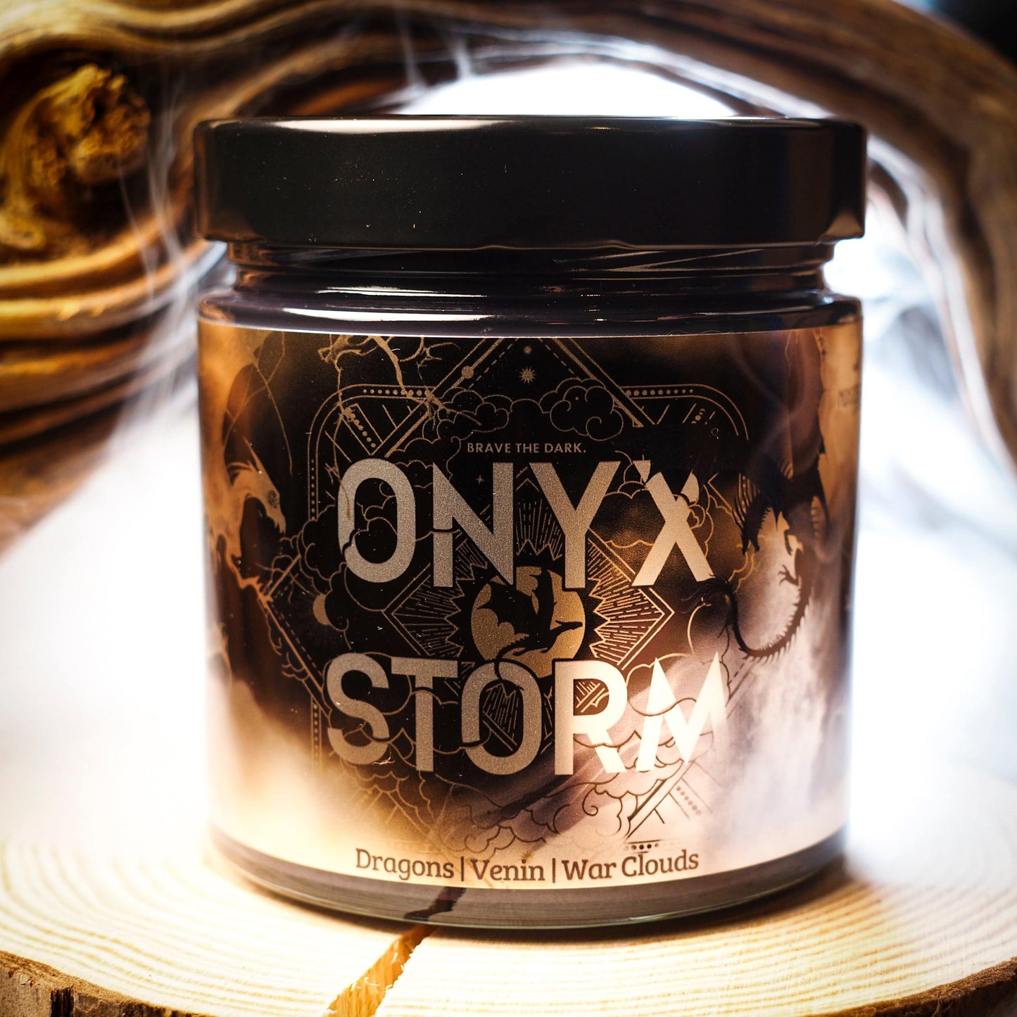 Vela "Alas de Ónix" | Monsters Candles ® - Velas Literarias