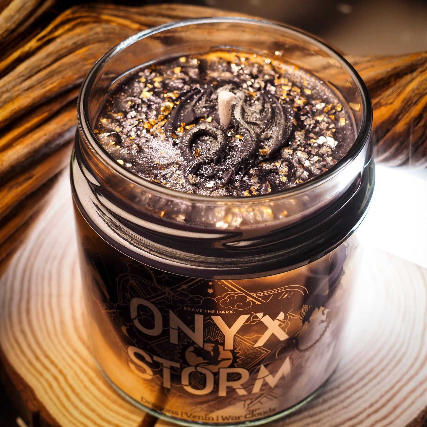 Vela "Alas de Ónix" | Monsters Candles ® - Velas Literarias
