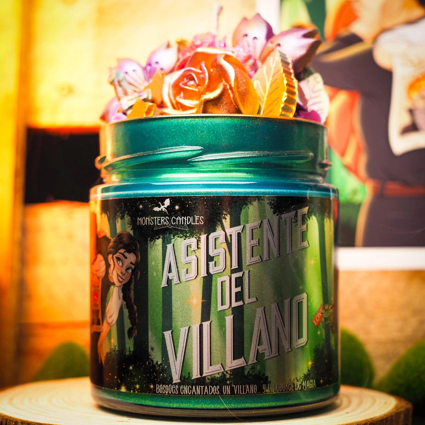 Caja Literaria “Asistente del Villano” | Monsters Candles ®