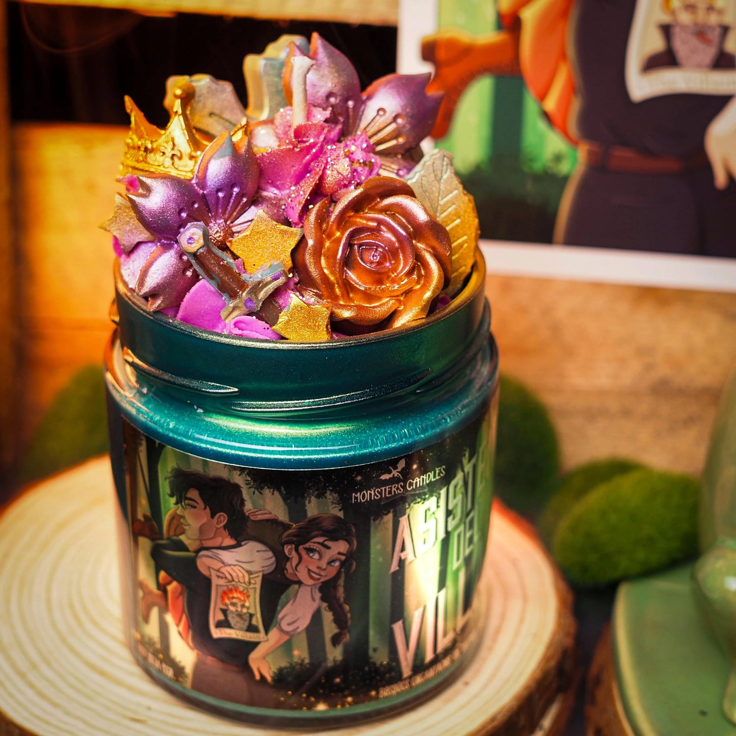 Vela "Asistente del Villano" | Monsters Candles ®