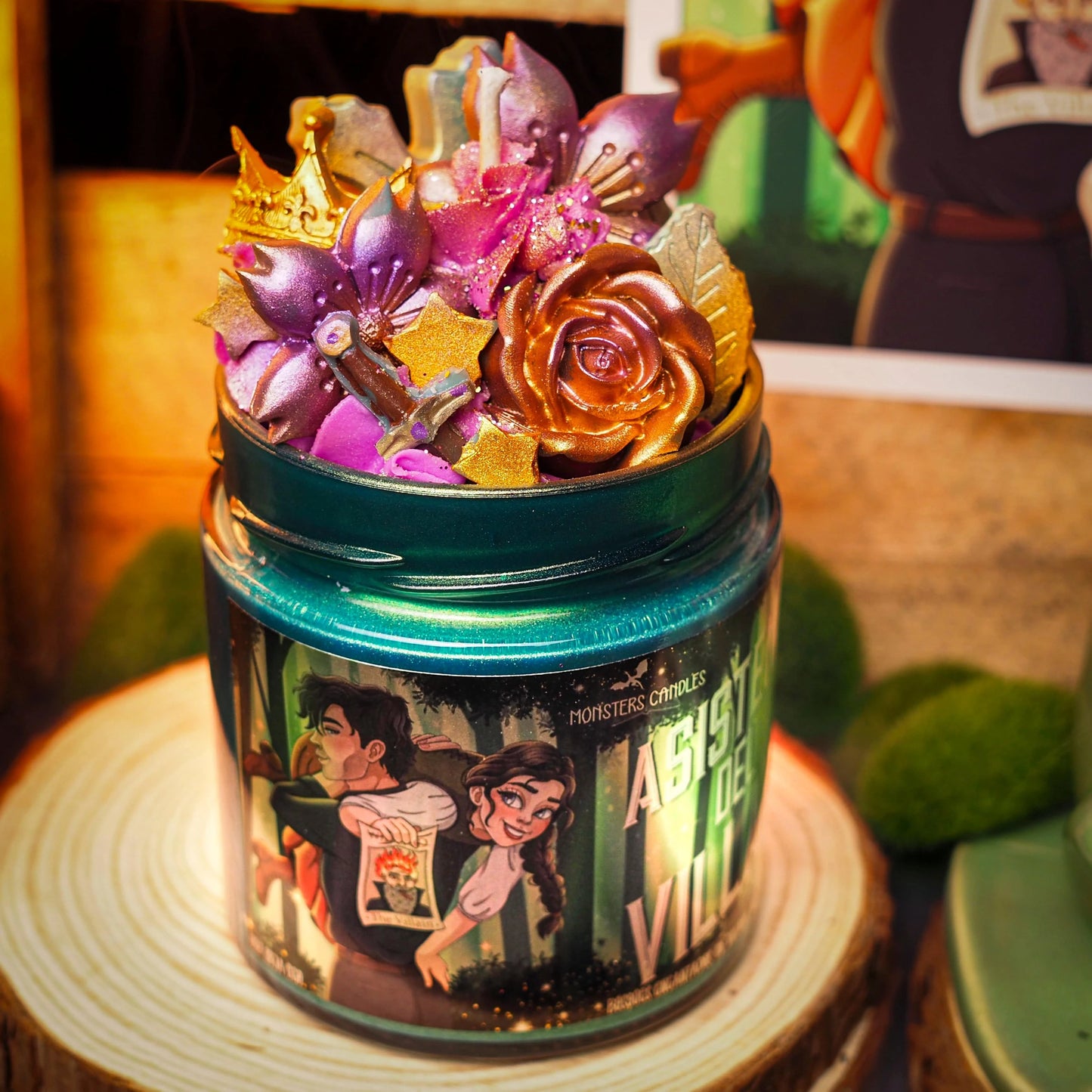 Vela "Asistente del Villano" | Monsters Candles ®