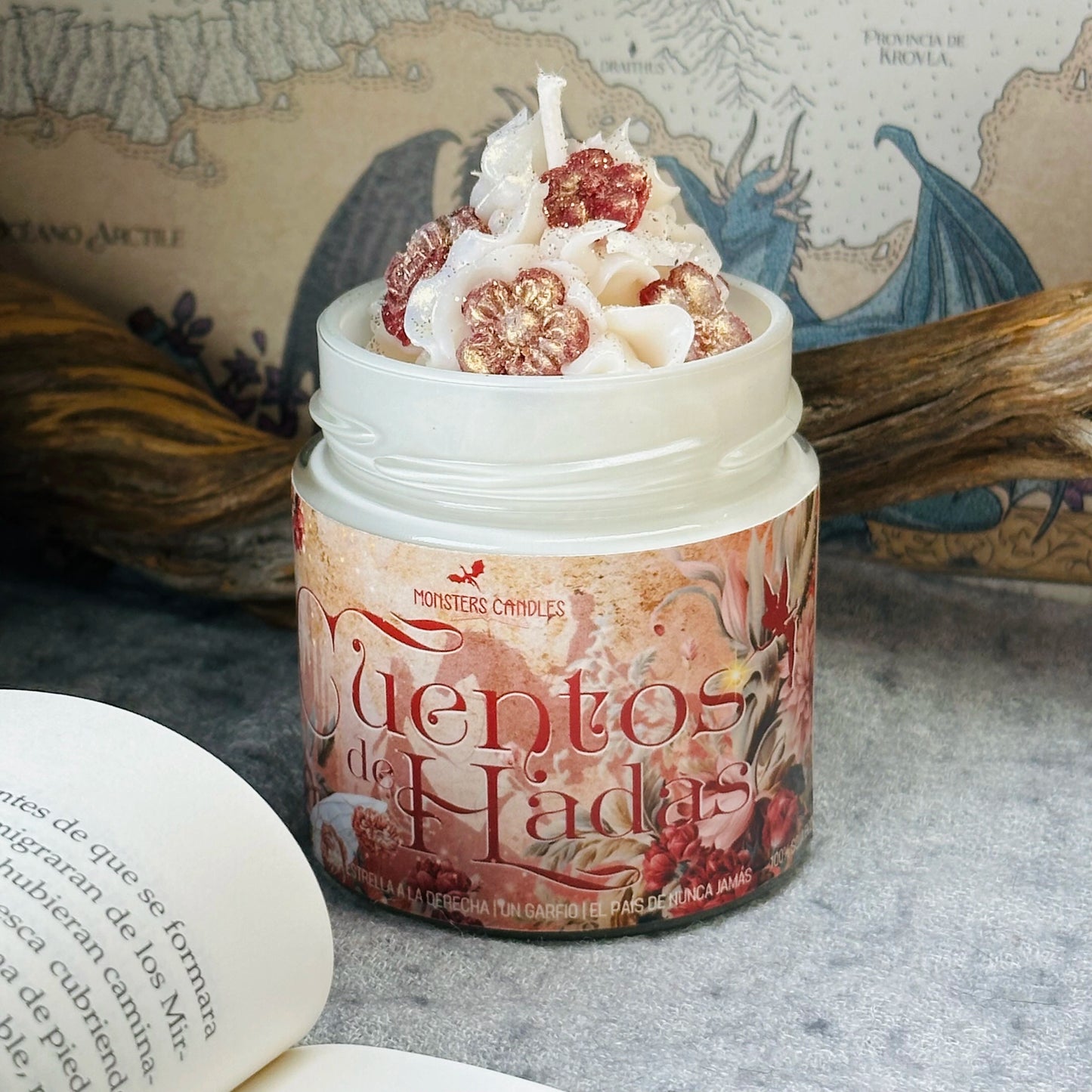 Vela "Cuentos de Hadas" Colección Fantasía - Monsters Candles ® - Velas Literarias