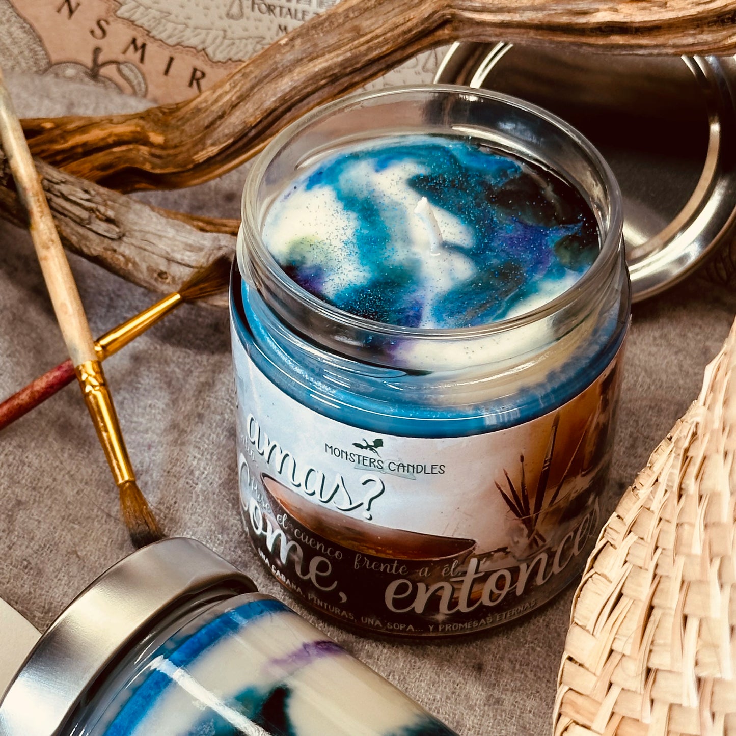 Vela “Capítulo 54” Acotar - Monsters Candles ® - Velas Literarias artesanas de soja 100% ecológica