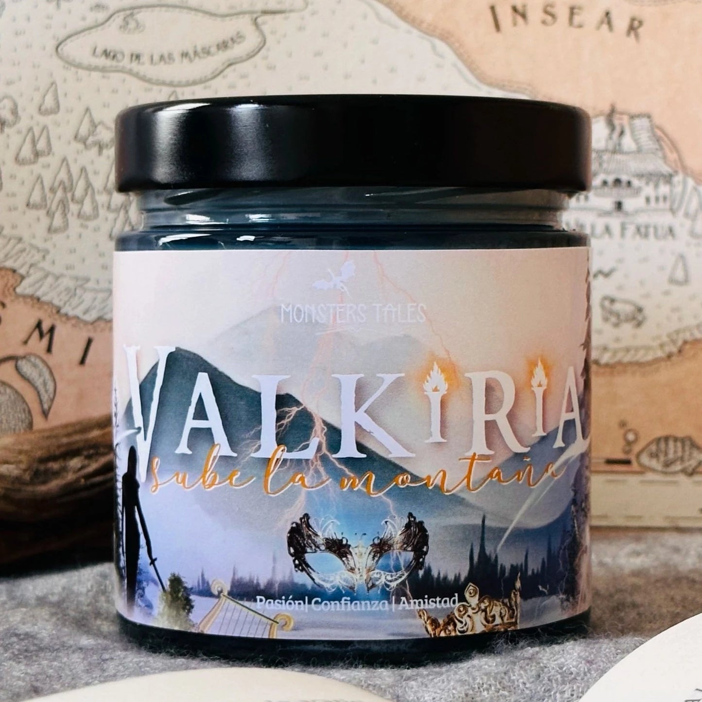 Vela “Valkiria” Acotar - Monsters Candles ® - Velas Literarias artesanas de soja 100% ecológica