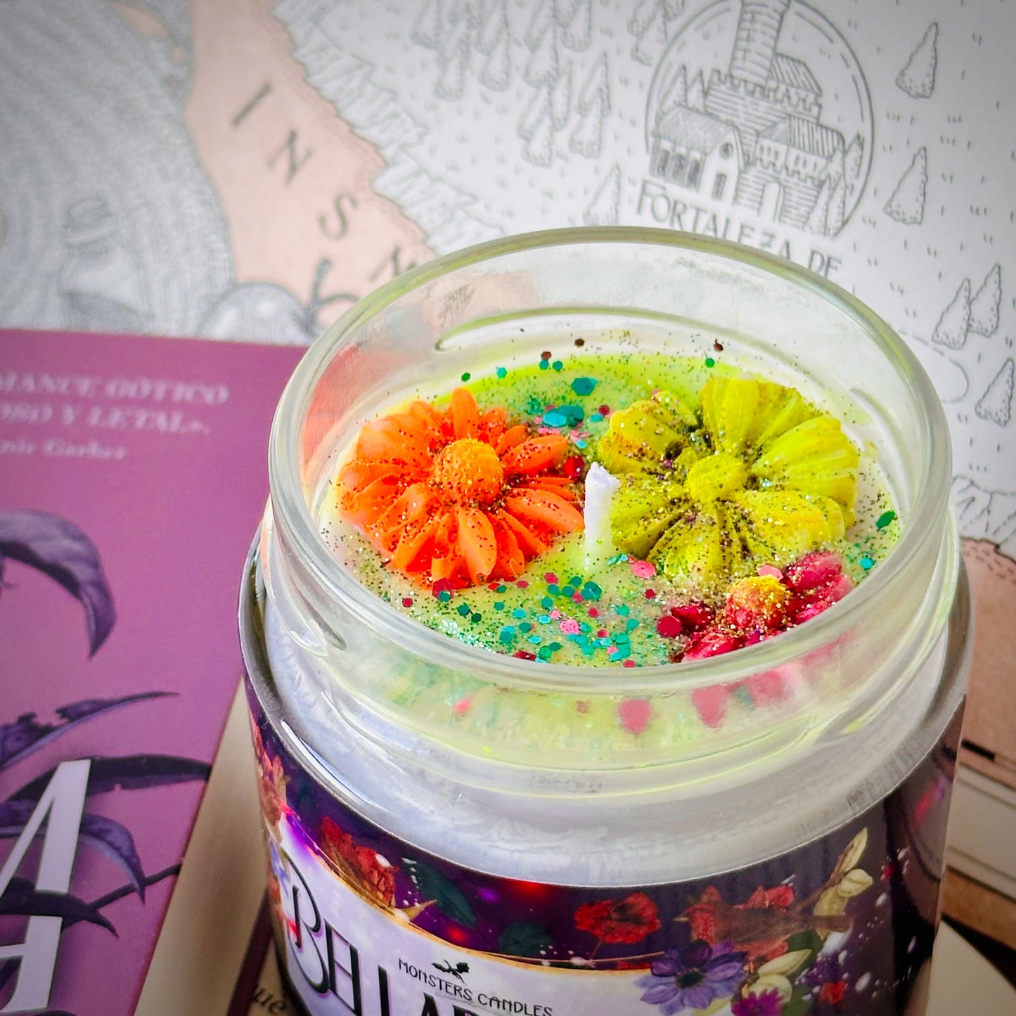Vela “Belladonna” - Monsters Candles ® - Velas Literarias artesanas de soja 100% ecológica