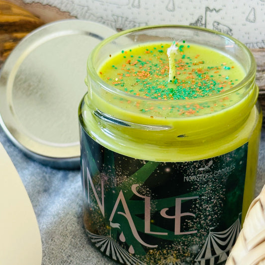 Vela "Finale" - Monsters Candles ® - Velas Literarias artesanas de soja 100% ecológica
