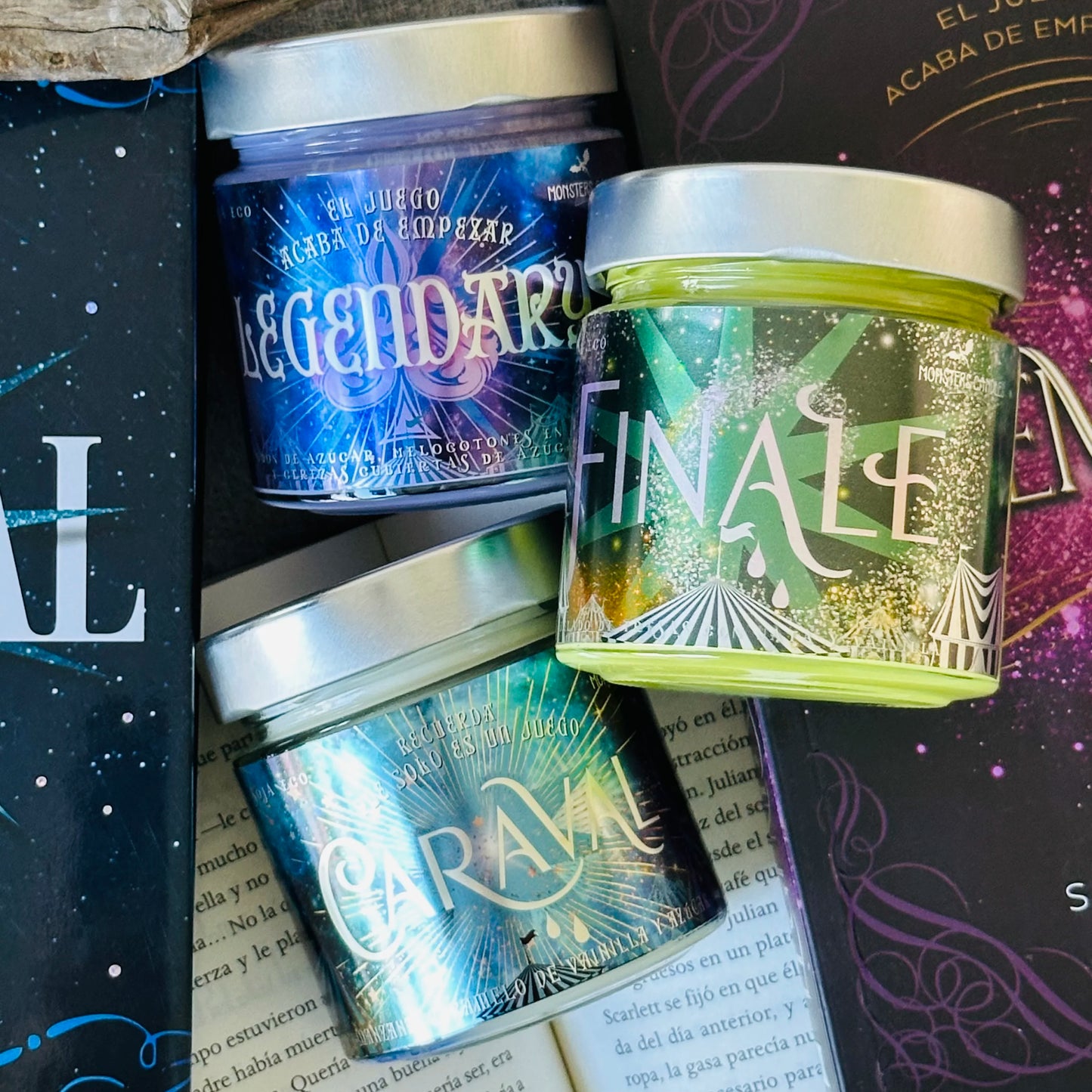 Vela "Finale" - Monsters Candles ® - Velas Literarias artesanas de soja 100% ecológica
