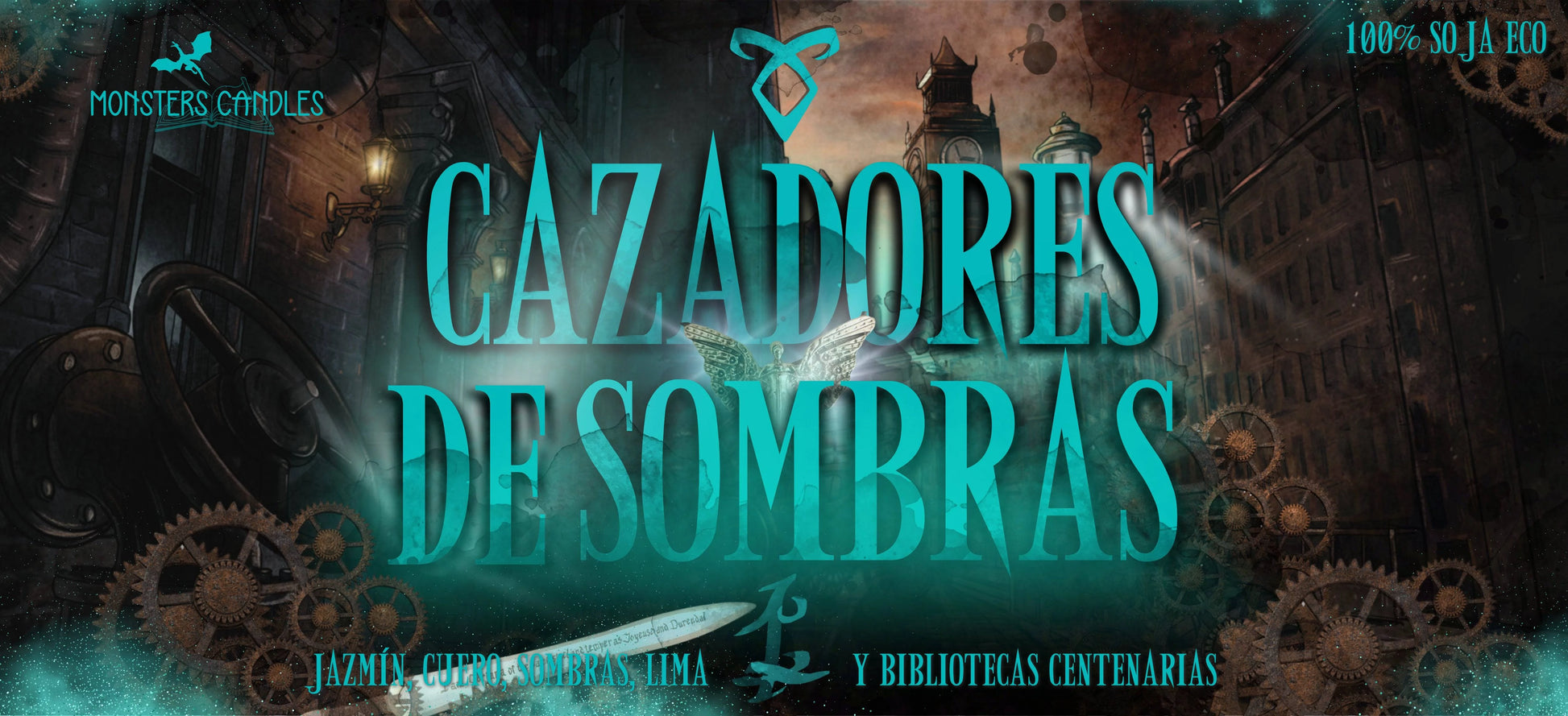 Vela “Cazadores de Sombras” | Monsters Candles ® - Velas Literarias