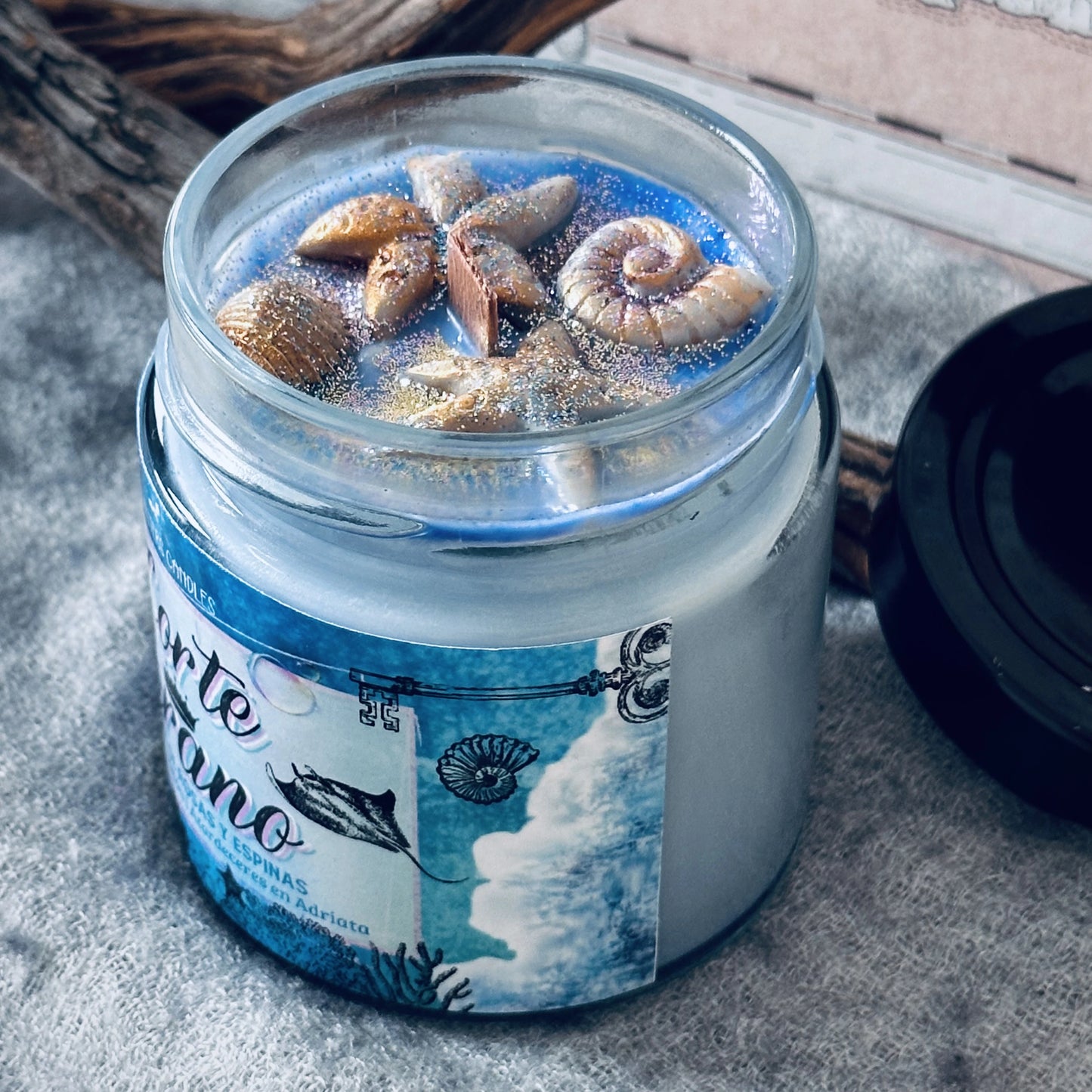 Vela "Corte Verano" Acotar - Monsters Candles ® - Velas Literarias artesanas de soja 100% ecológica