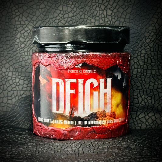Vela "Deigh" Fourth Wing / Alas de Sangre - Monsters Candles ® - Velas Literarias artesanas de soja 100% ecológica