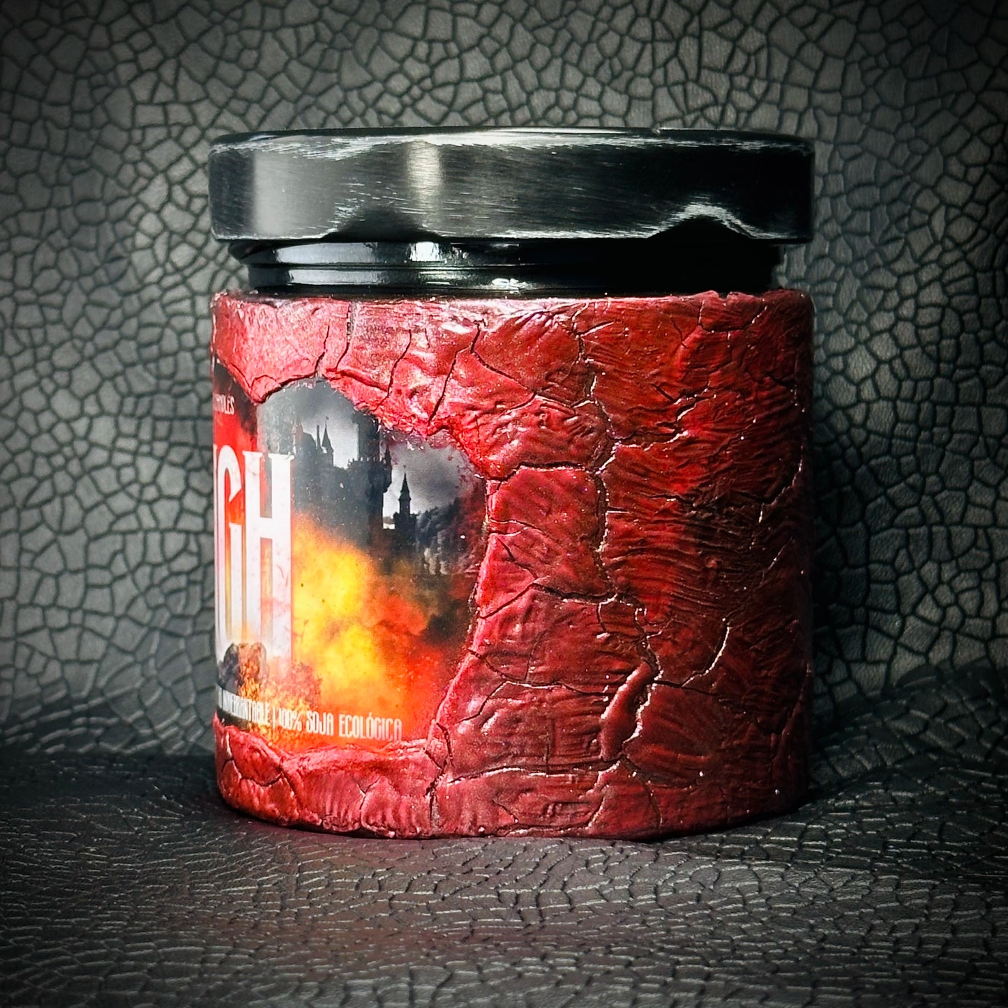 Vela "Deigh" Fourth Wing / Alas de Sangre - Monsters Candles ® - Velas Literarias artesanas de soja 100% ecológica